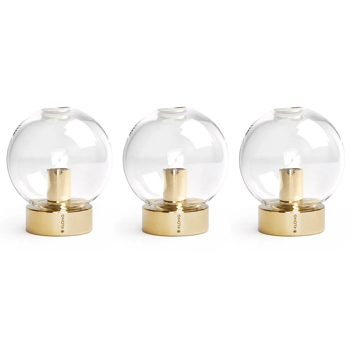 Orbis 花瓶 三件套装, Brass KLONG