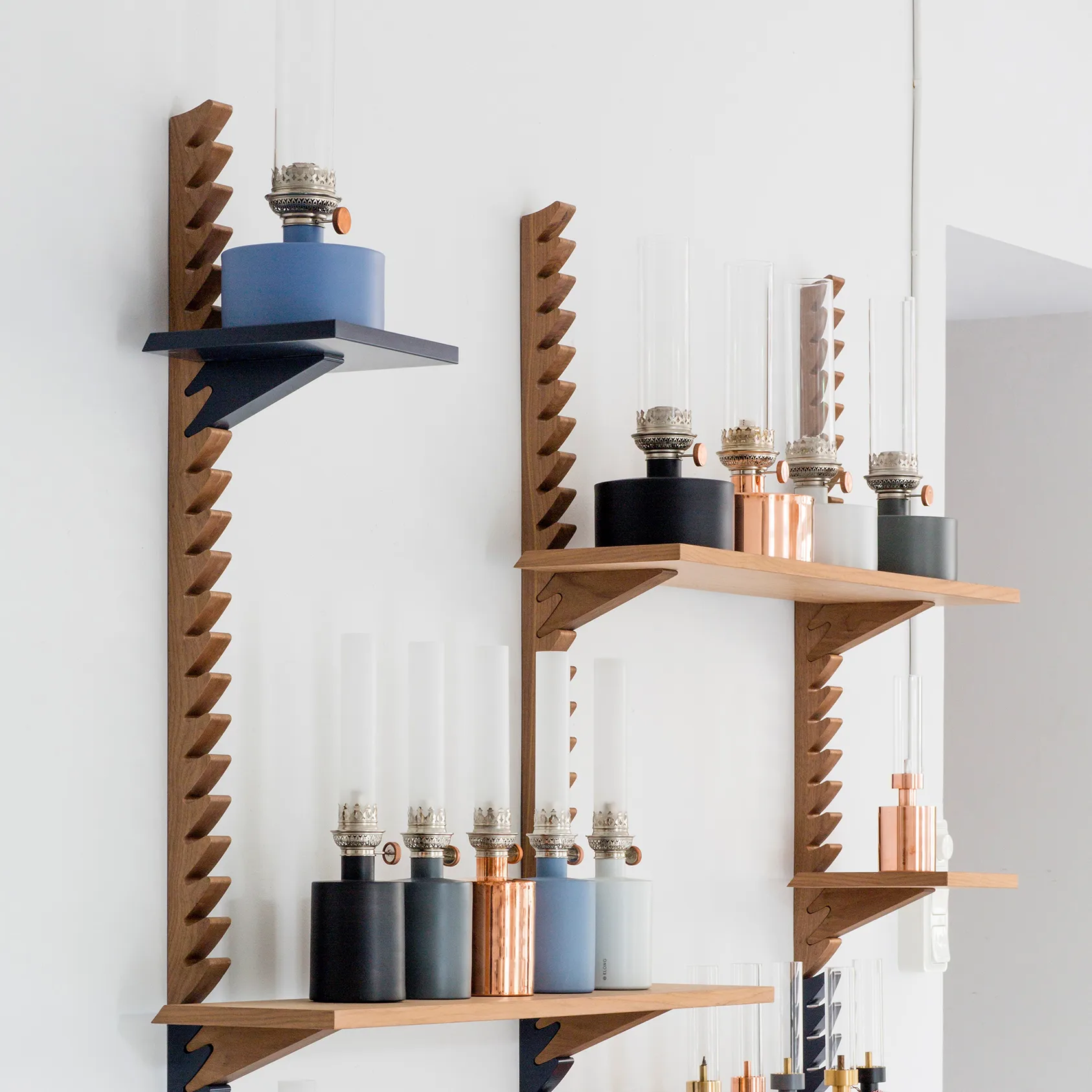 Patina oil 灯, large, 黑色 KLONG