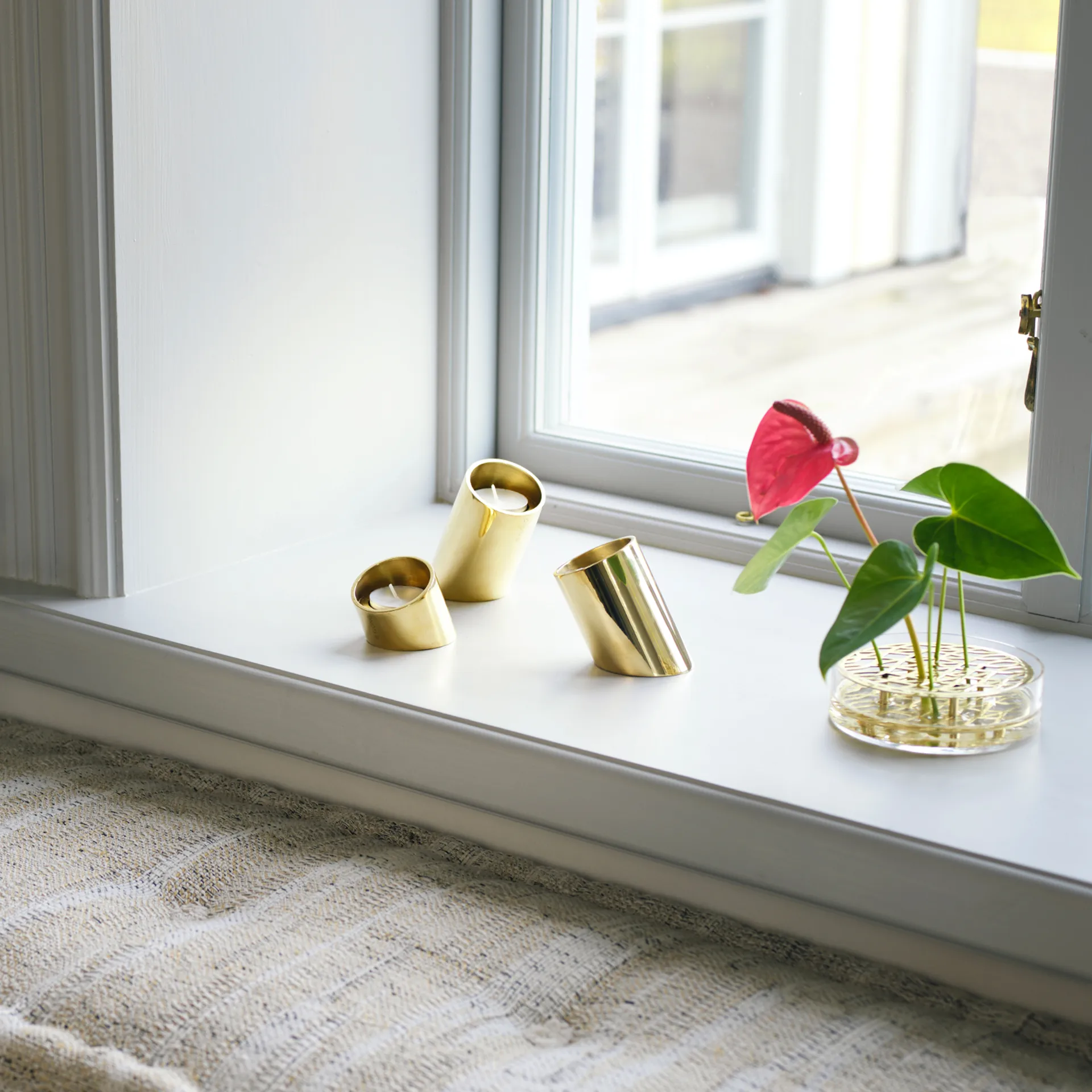 Tipp 烛台 3 pieces, Brass KLONG