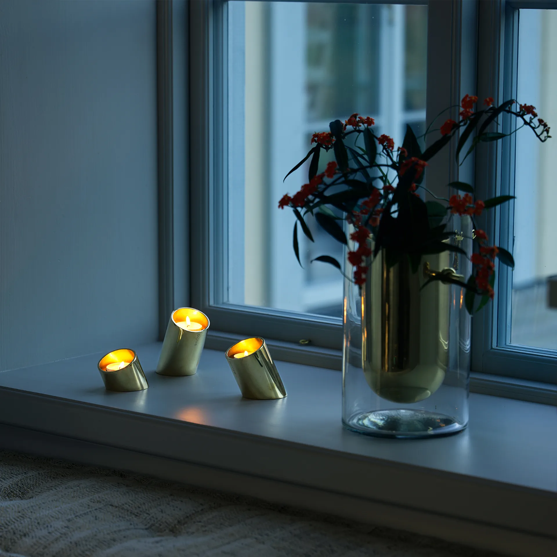 Tipp 烛台 3 pieces, Brass KLONG