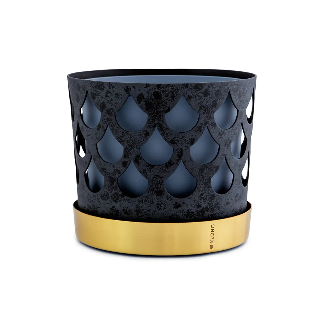 Trio 水滴形中号花盆 直径18cm, 蓝色 KLONG
