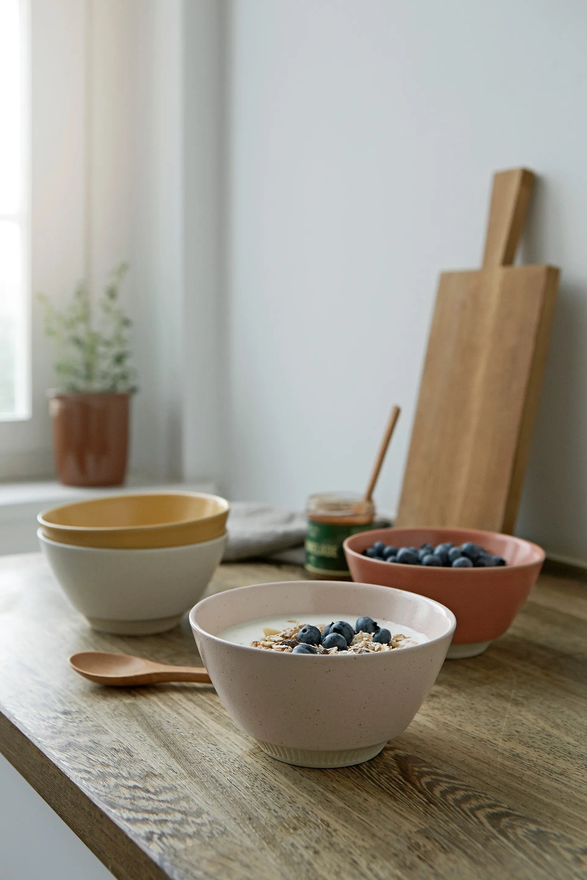 Colorit 碗  Ø14 cm, 粉色 Knabstrup Keramik