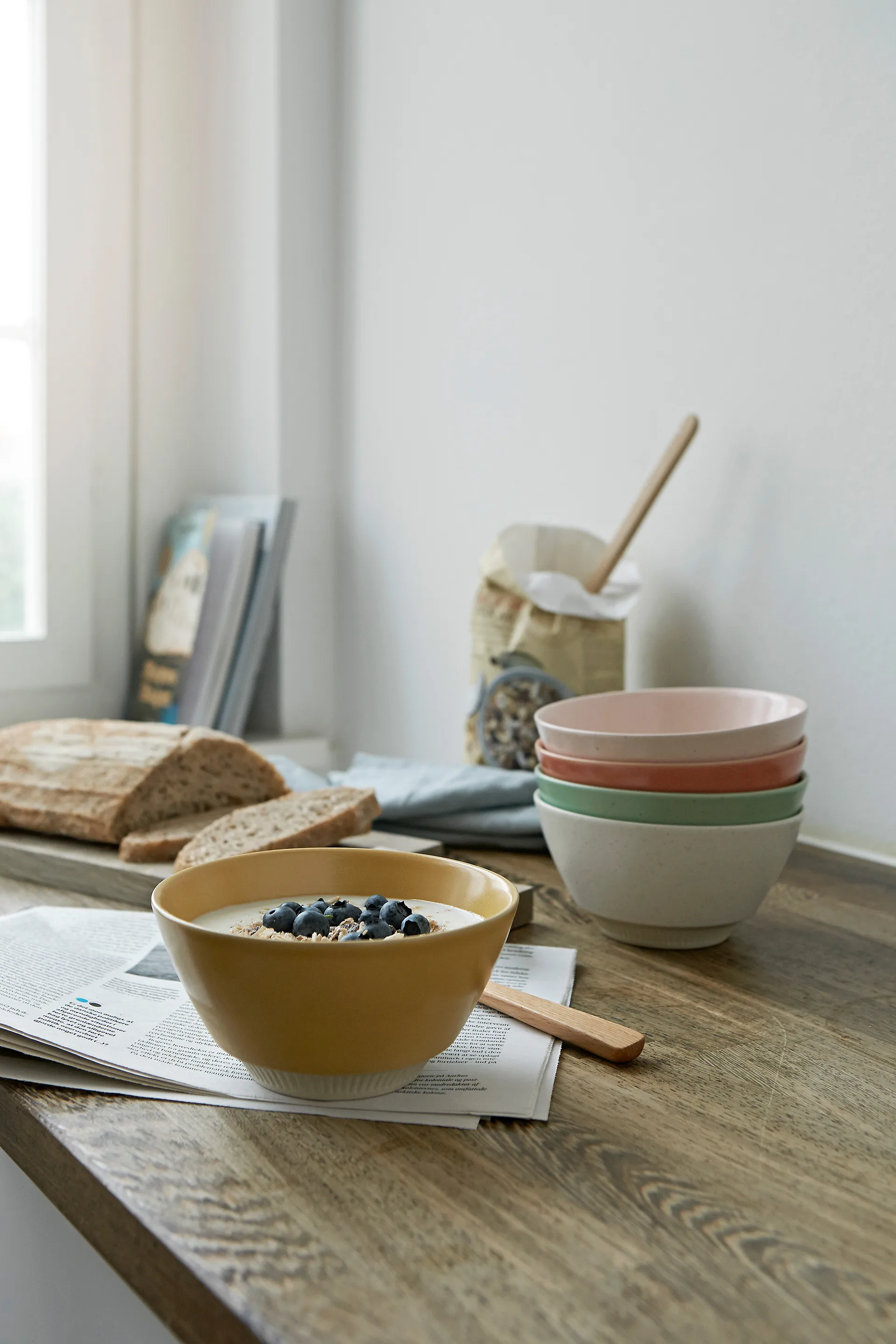 Colorit 碗  Ø14 cm, 粉色 Knabstrup Keramik