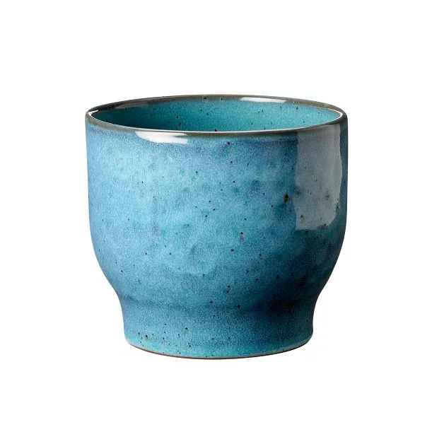 Knabstrup 户外花盆 Ø12.5cm - 灰蓝色 - Knabstrup Keramik