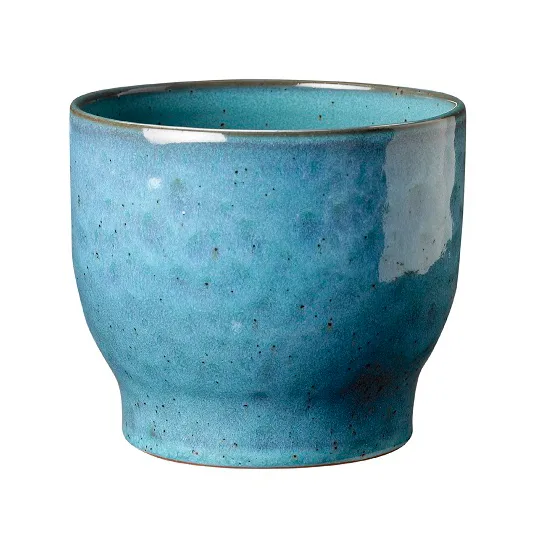 Knabstrup 户外花盆 Ø14.5cm, 灰蓝色 Knabstrup Keramik