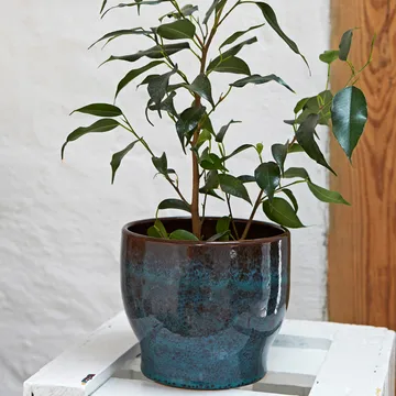 Knabstrup 户外花盆 Ø14.5cm - 海绿色 - Knabstrup Keramik