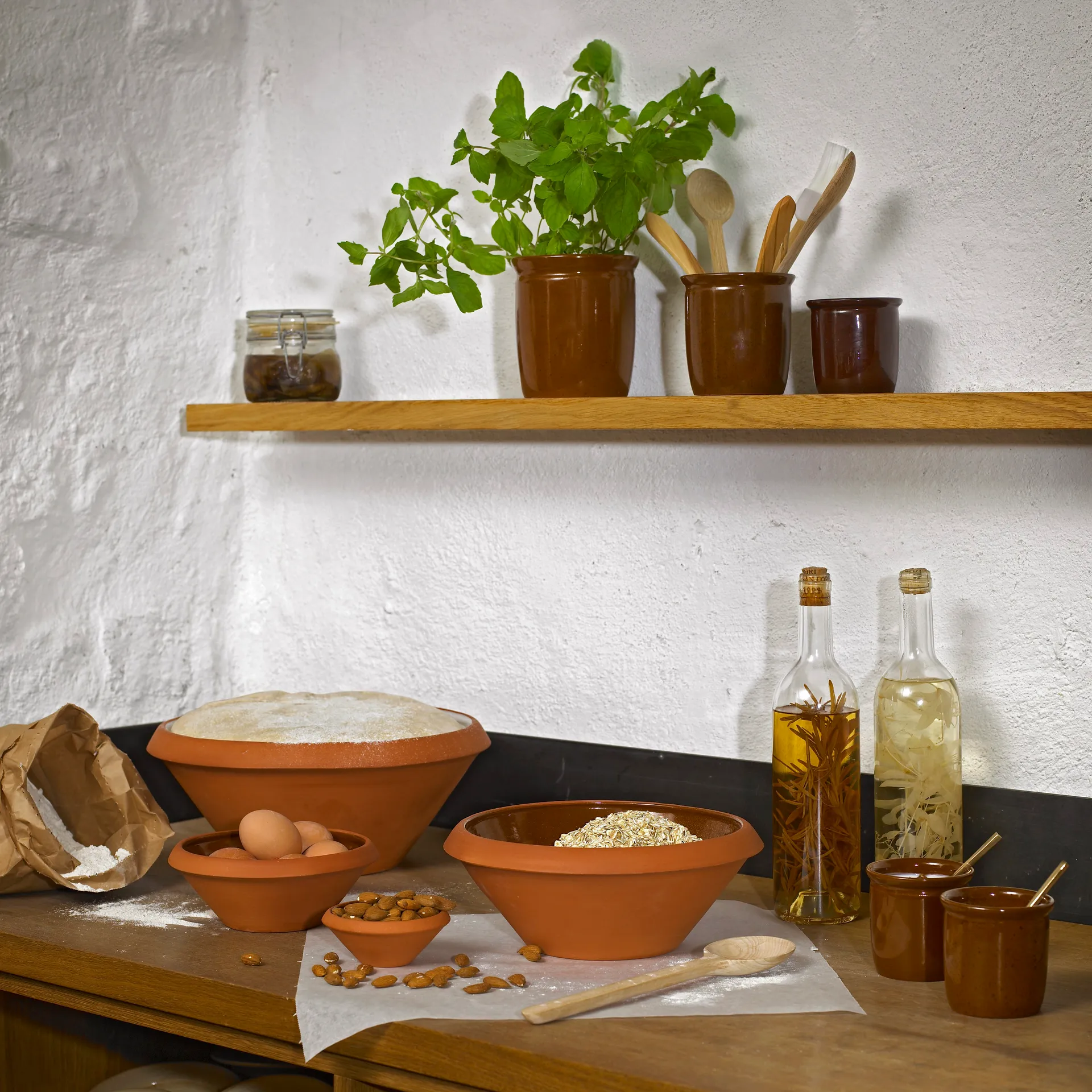 Knabstrup proving 碟 0.1 l, 赤陶色 Knabstrup Keramik