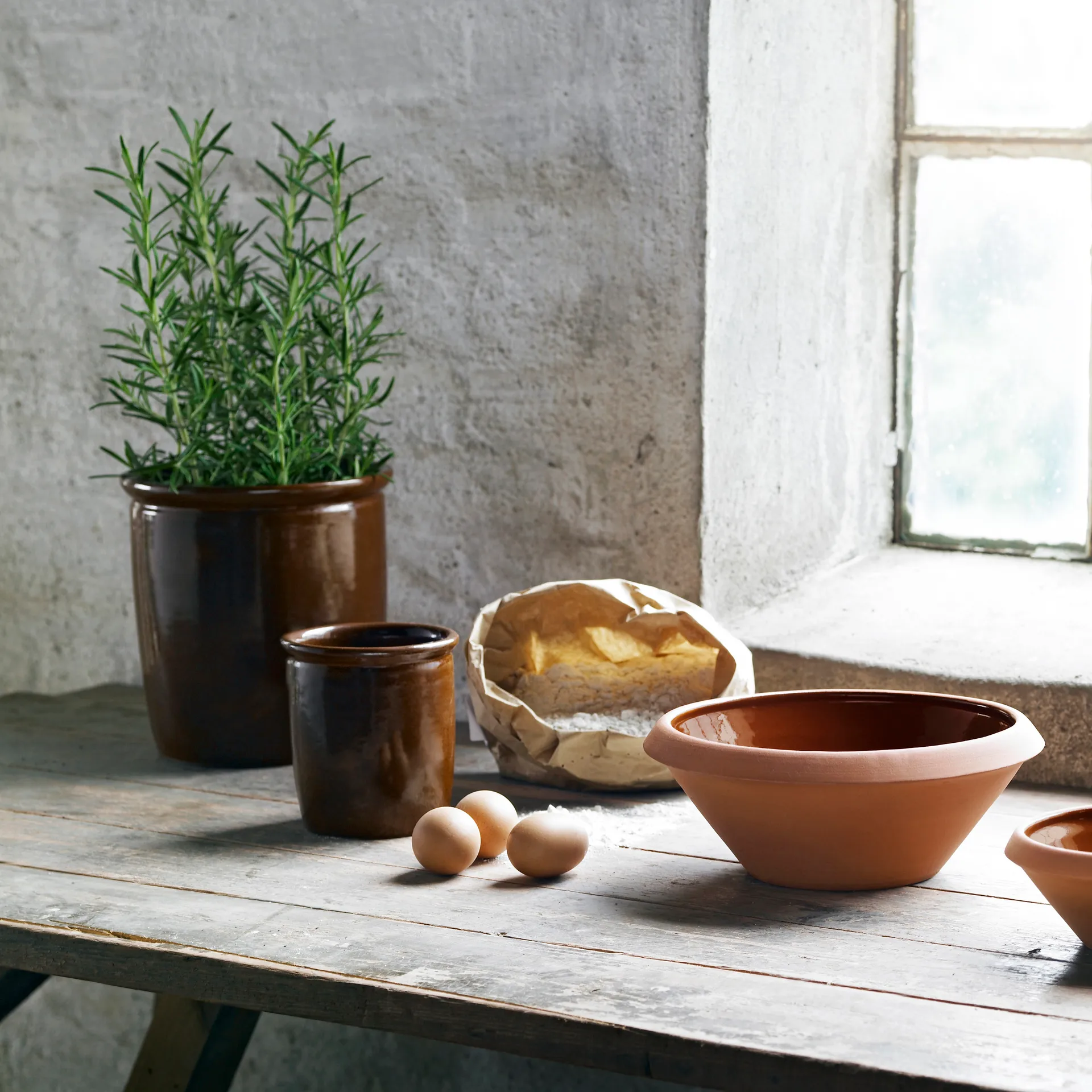 Knabstrup proving 碟 5 l, 赤陶色 Knabstrup Keramik