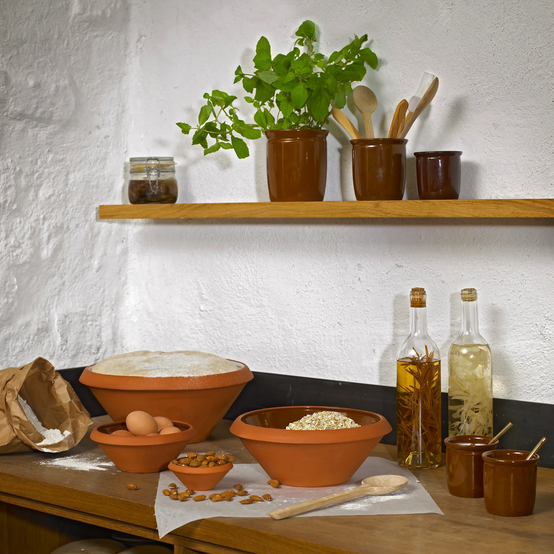 Pickle 罐子 1 l, 棕色 Knabstrup Keramik