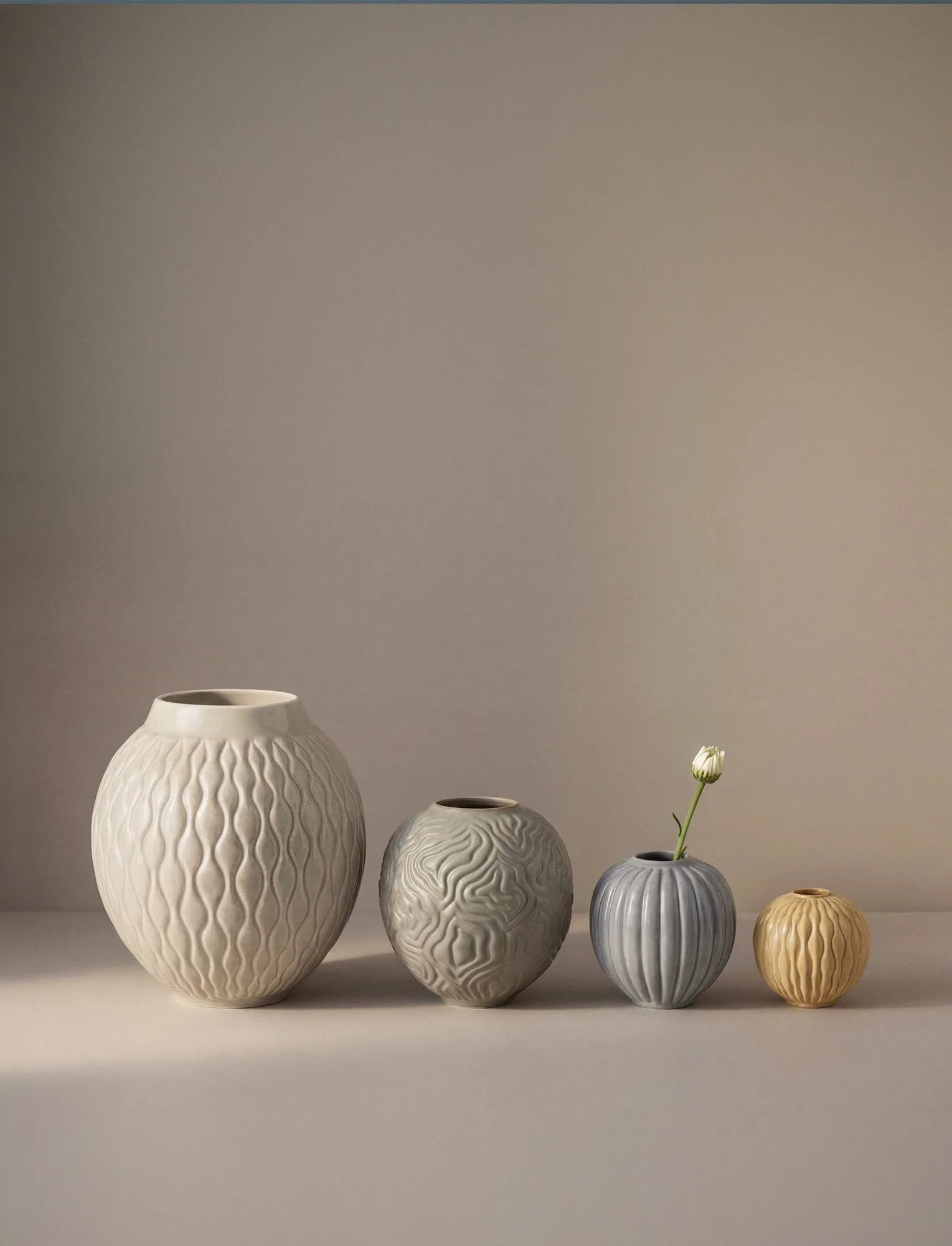 Solum 花瓶, 鼠尾草色 15cm Knabstrup Keramik