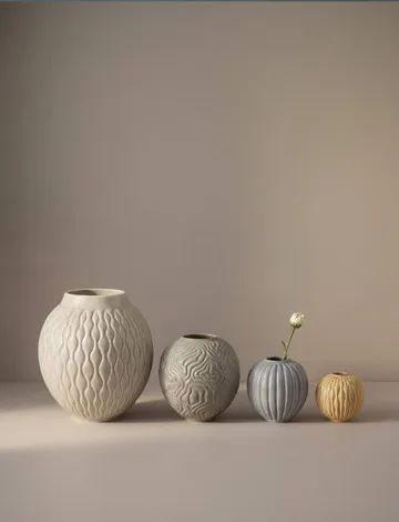 Solum 花瓶 - 鼠尾草色 15cm - Knabstrup Keramik
