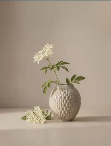 Solum 花瓶 - 白蜡木，24cm - Knabstrup Keramik