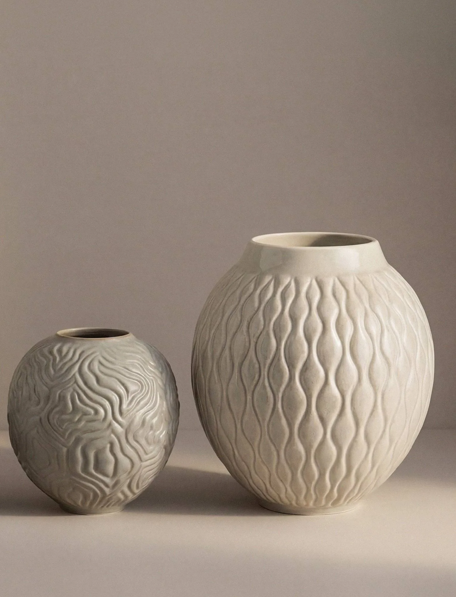 Solum 花瓶, 白蜡木，24cm Knabstrup Keramik
