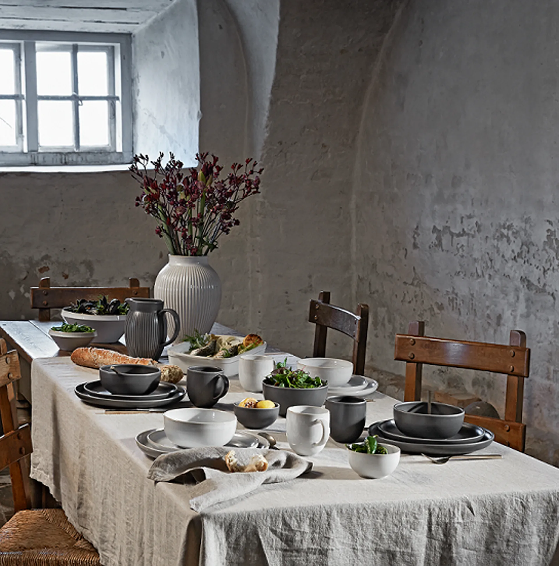 Tavola 马克杯 30 cl 两件套装, 灰色 Knabstrup Keramik