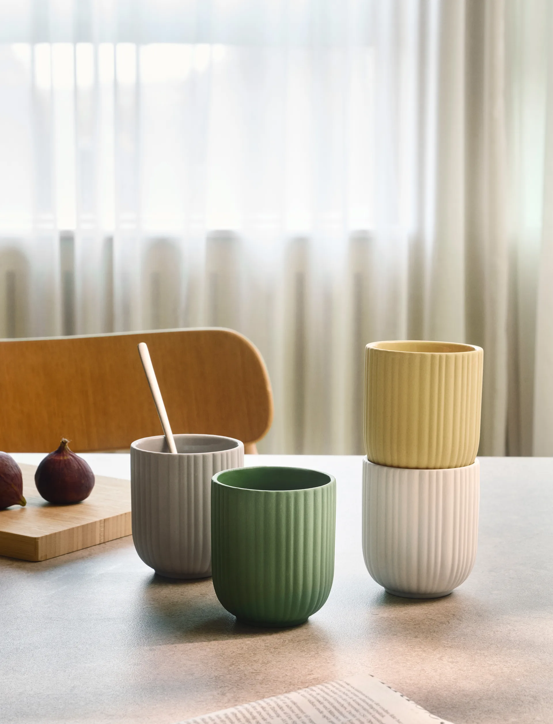 Verda 马克杯 25 cl, Soft 浅灰色 Knabstrup Keramik