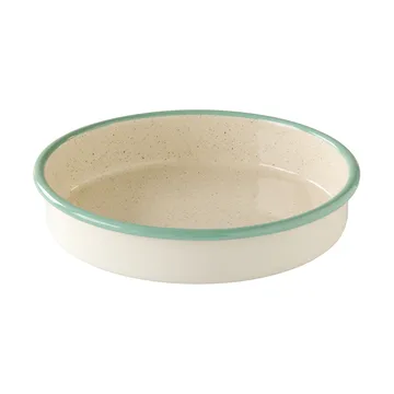 Kockums 烤盘 - 奶油色配奢华绿_圆形_Ø24cm - Kockums Jernverk