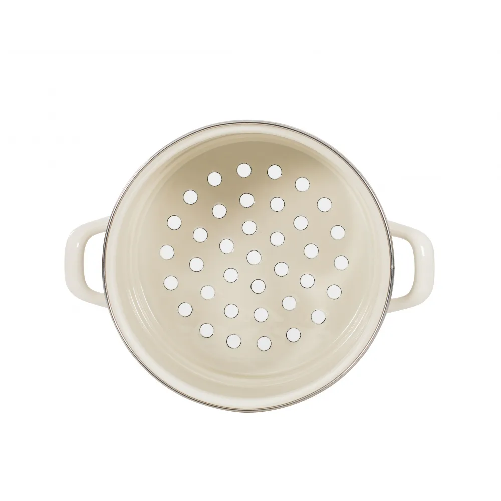 Kockums colander with steam cooking function, Cream Lux (米色) Kockums Jernverk