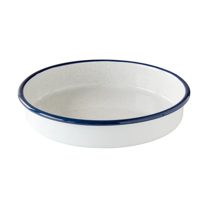Kockums 烤盘 - Kockums white-蓝色，圆形，直径28 cm - Kockums Jernverk