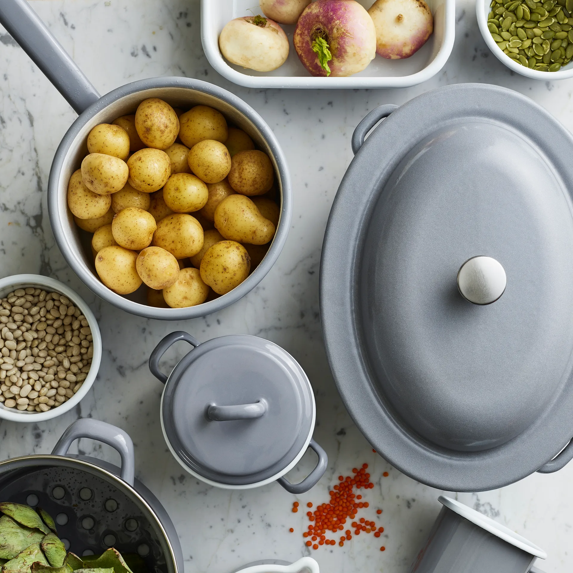 Kockums saucepan with long handle 2.3 l, Kockums 灰色 (灰色) Kockums Jernverk