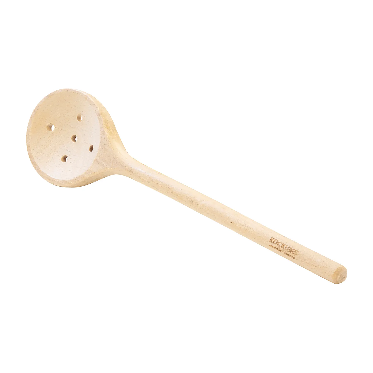 Kockums wooden 勺子 with 5 hole 30 cm, Beech Kockums Jernverk
