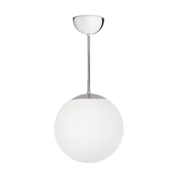 Funkis Glob吊灯 - 白色_镀铬_Ø25 cm - Konsthantverk