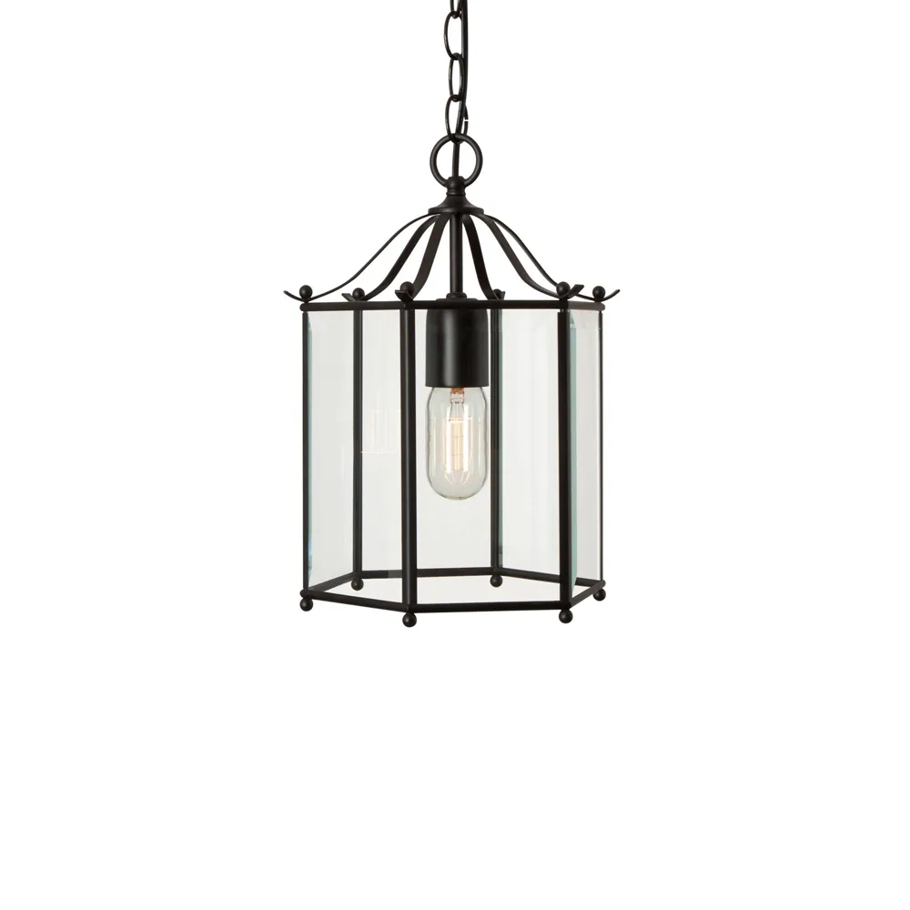 Glimminge 1 吊灯 Ø21.5 cm, 哑光 黑色 Konsthantverk