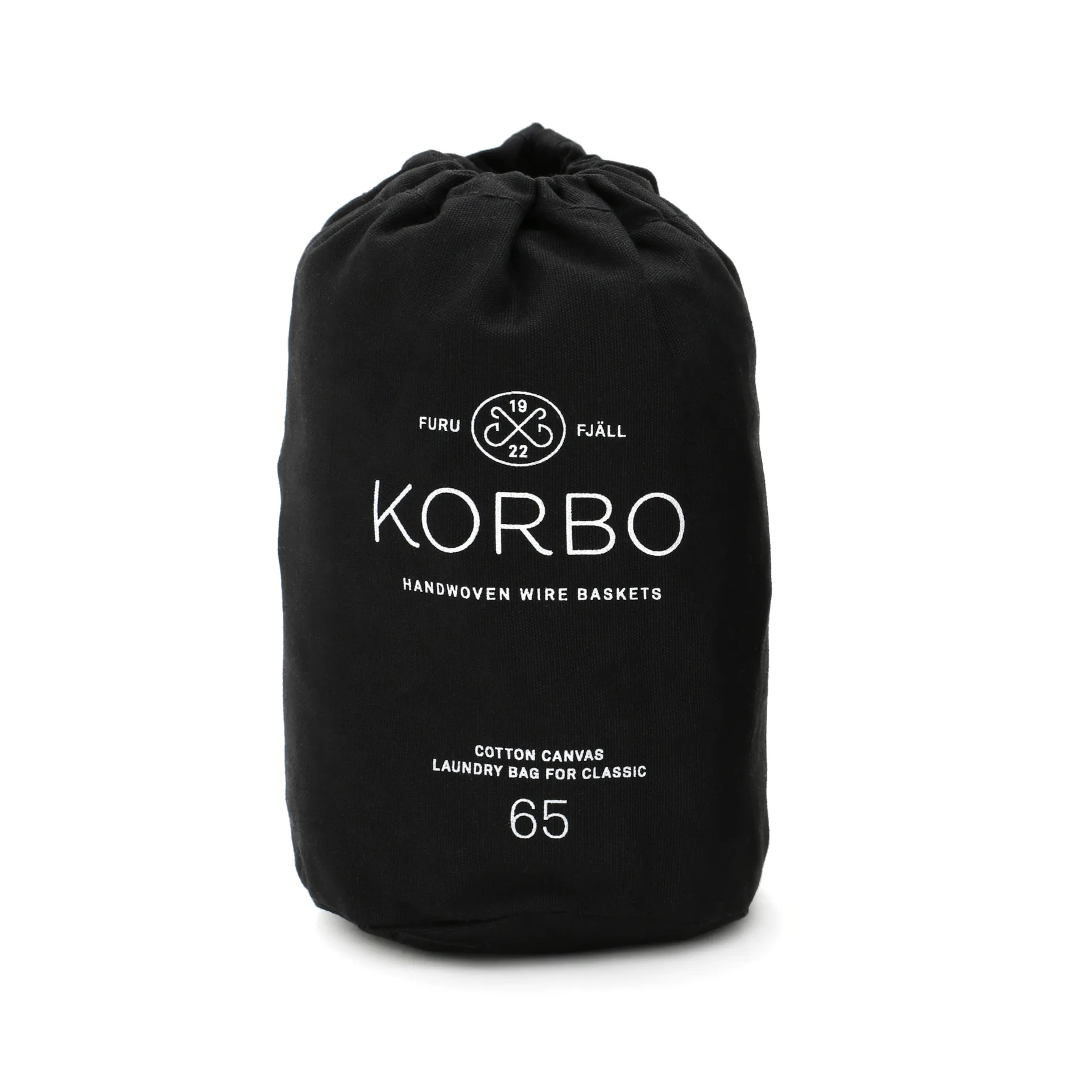 Korbo脏衣收纳袋, 黑色 65 l KORBO
