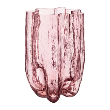 冰裂纹花瓶 37cm - 粉色 - Kosta Boda