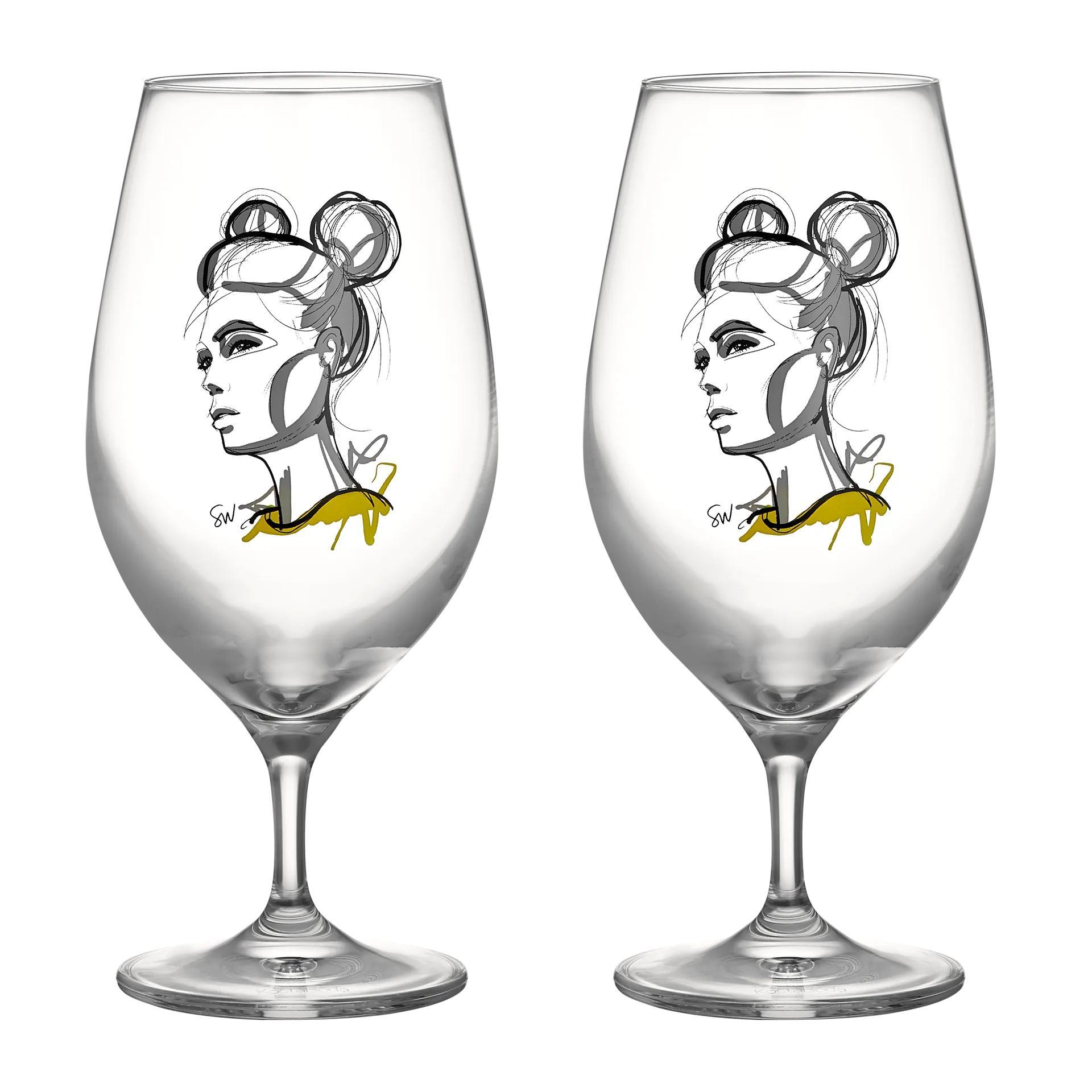 All about you 啤酒杯 400ml 2件装, 为你干杯 Kosta Boda