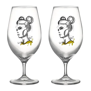 All about you 啤酒杯 400ml 2件装 - 为你干杯 - Kosta Boda