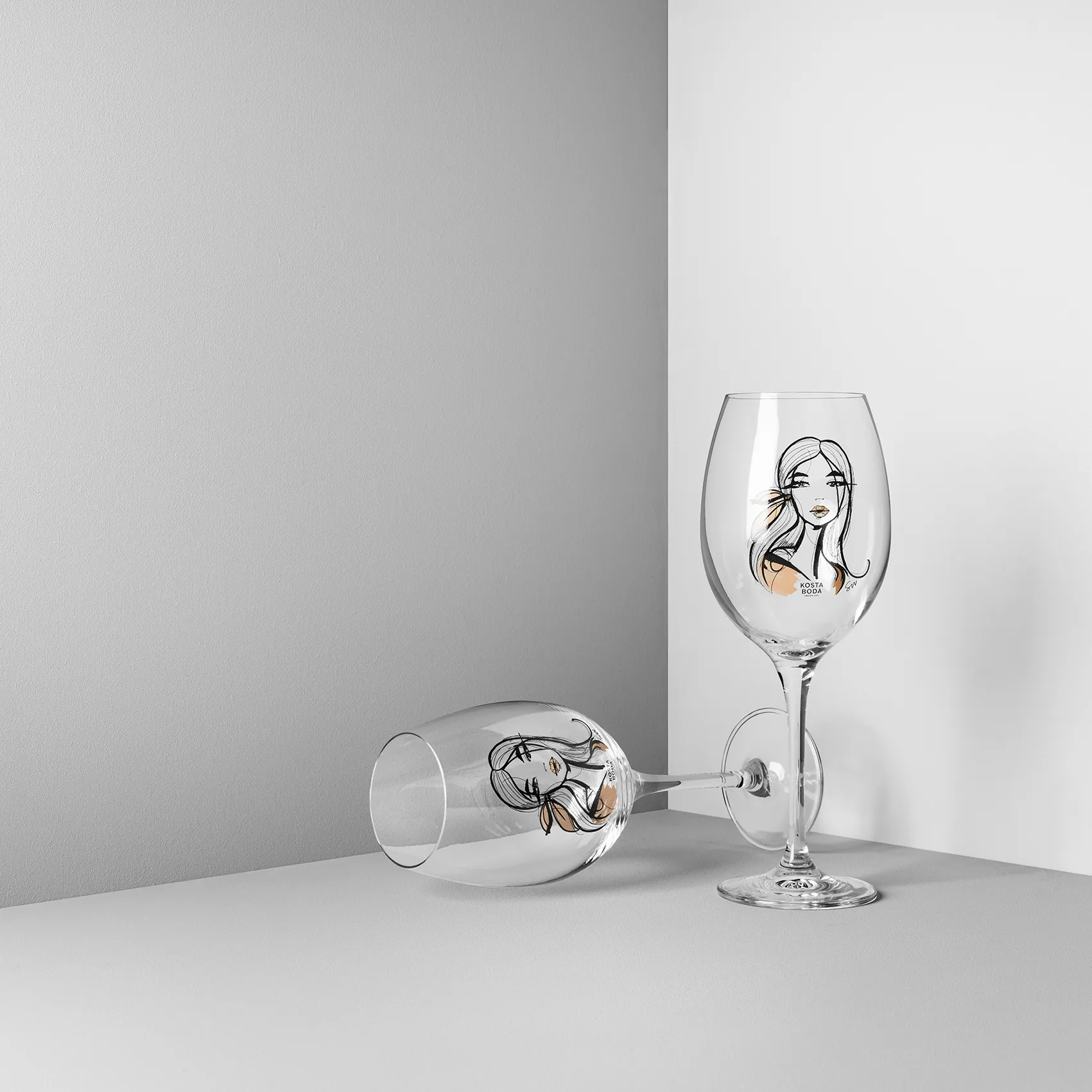 All about you 红酒杯 52 cl 2 pack, Wait for her (dusty 粉色) Kosta Boda