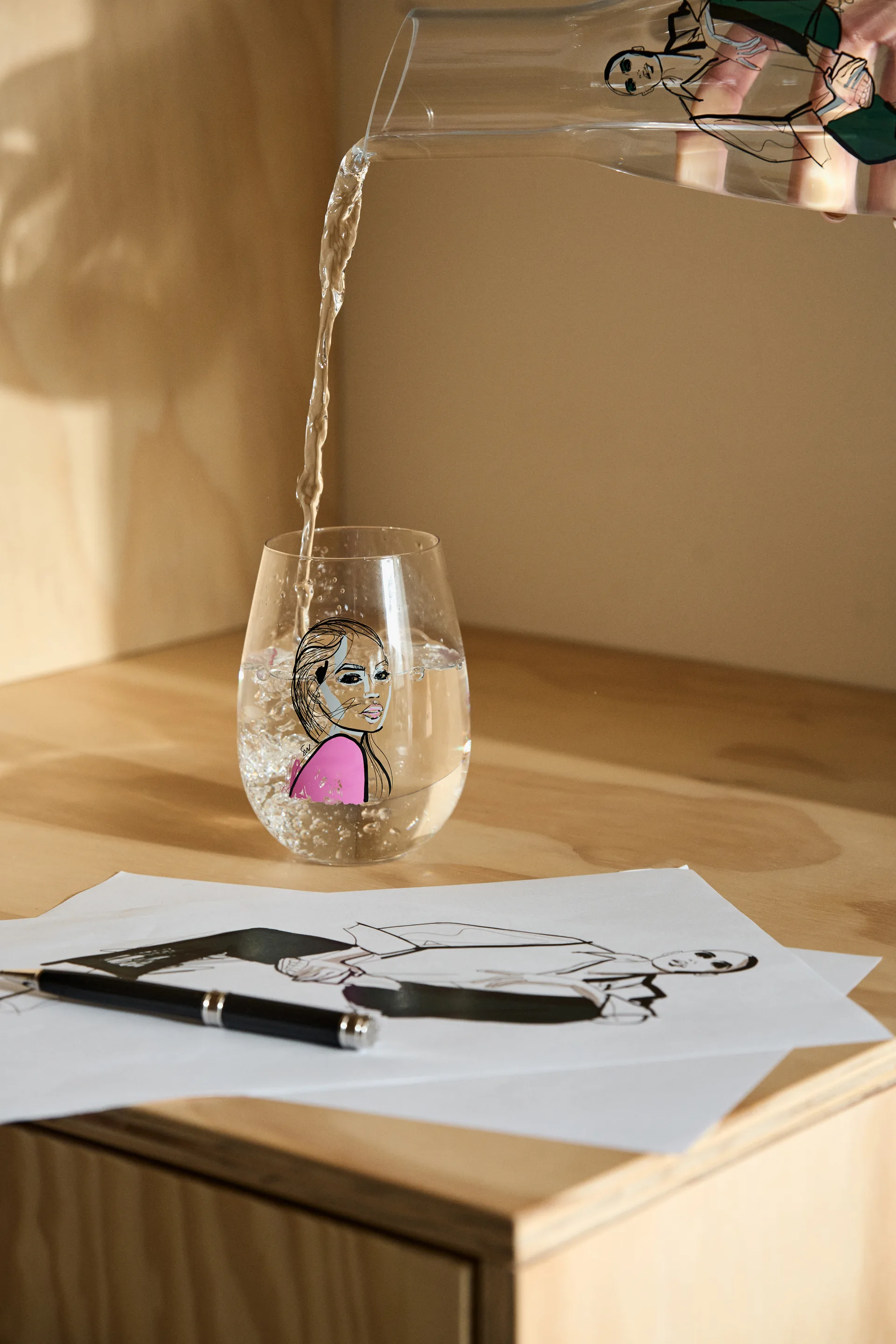 All about you 玻璃制 57 cl 两件套装, Next to you Kosta Boda