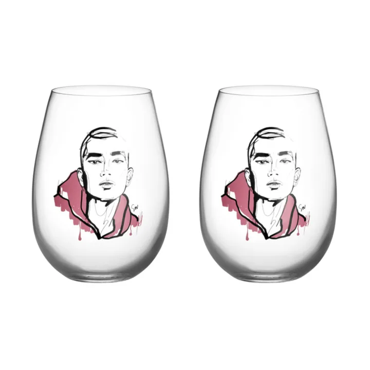 All about you 平底杯 570ml 2包装 - 贴近他款 - Kosta Boda