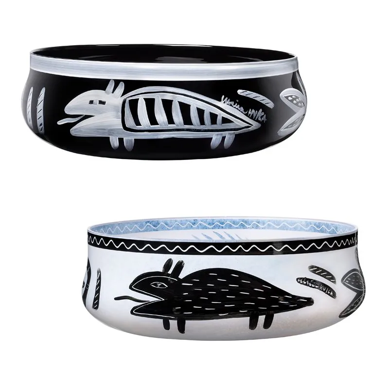 Caramba 盘子, 白色 Kosta Boda