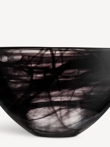 Contrast 碗 230 mm - 黑色-黑色 - Kosta Boda