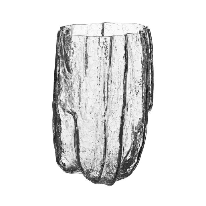 Crackle 花瓶 27cm - 透明 - Kosta Boda