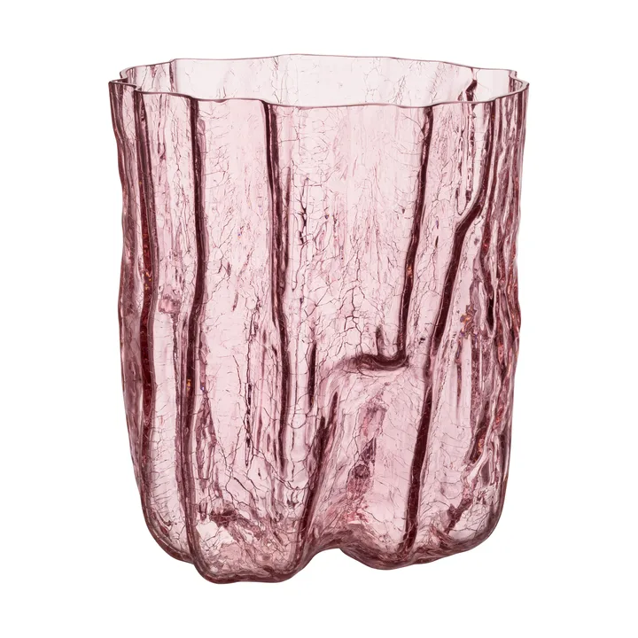 Crackle 花瓶 27cm - 粉色 - Kosta Boda