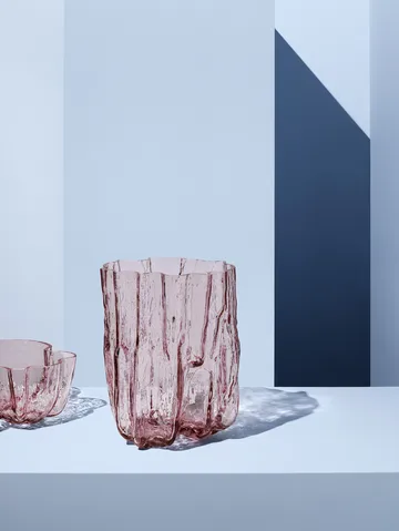 Crackle 花瓶 27cm - 粉色 - Kosta Boda