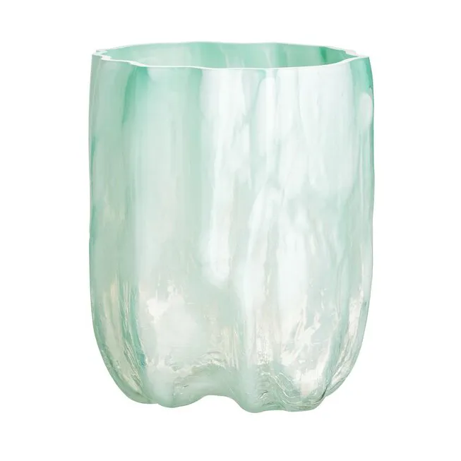 Crackle 花瓶 27cm - 翠绿色 - Kosta Boda