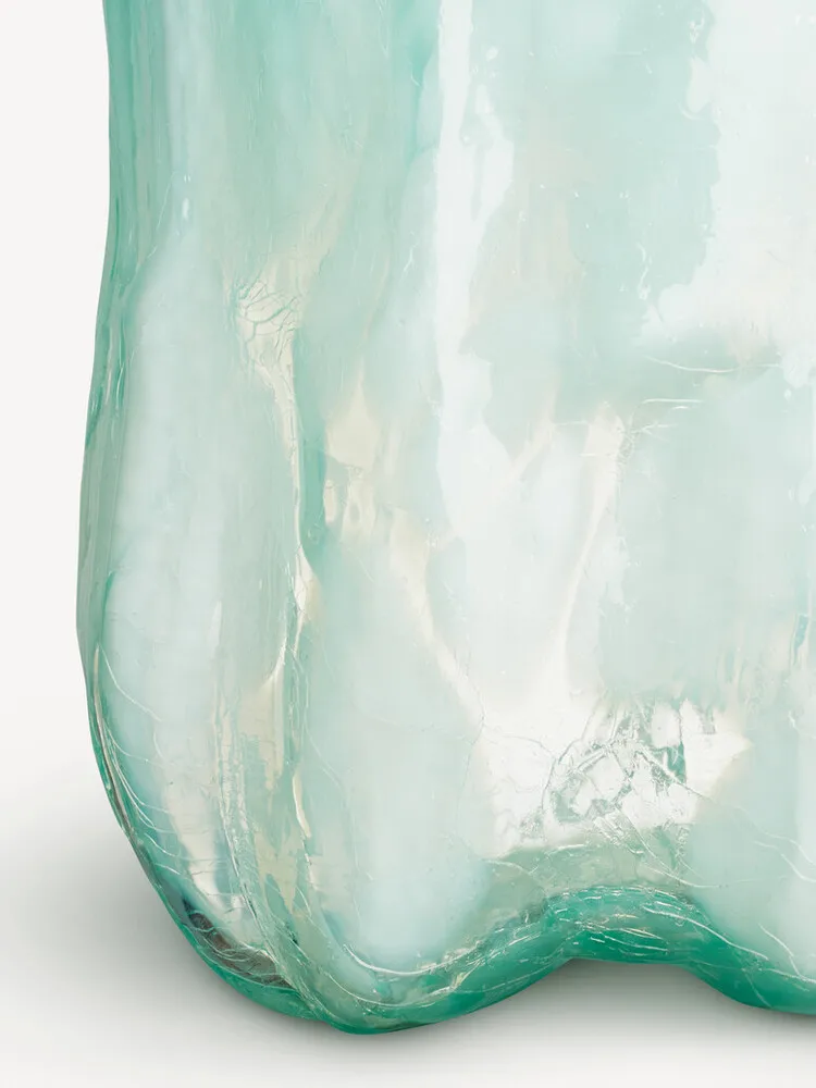Crackle 花瓶 27cm, 翠绿色 Kosta Boda