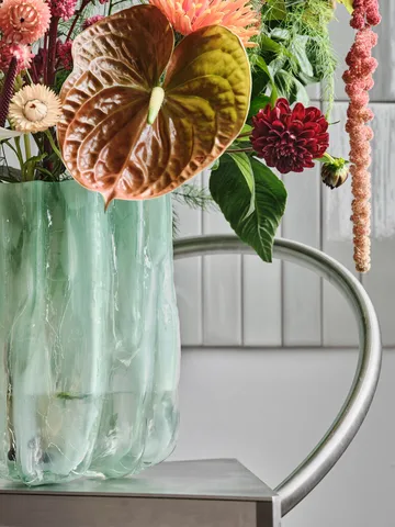 Crackle 花瓶 27cm - 翠绿色 - Kosta Boda