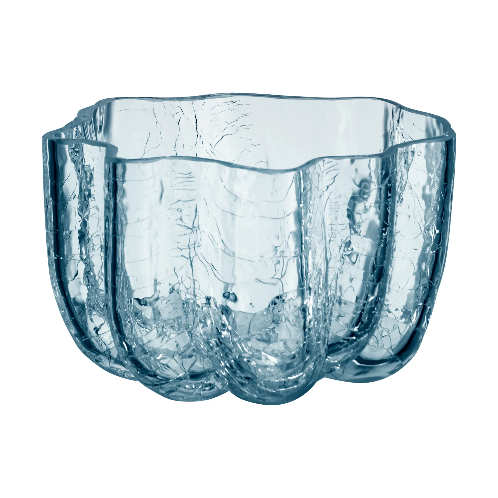 Crackle 烛台 circular 58 mm, 透明 Kosta Boda