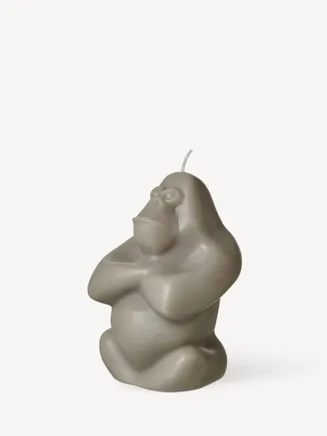 Gabba Gabba Hey 蜡烛11.5cm - 灰色 - Kosta Boda