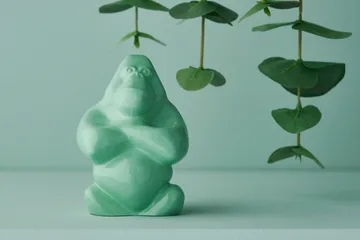 Gabba Gabba Hey 雕塑 120mm - 薄荷绿色 - Kosta Boda