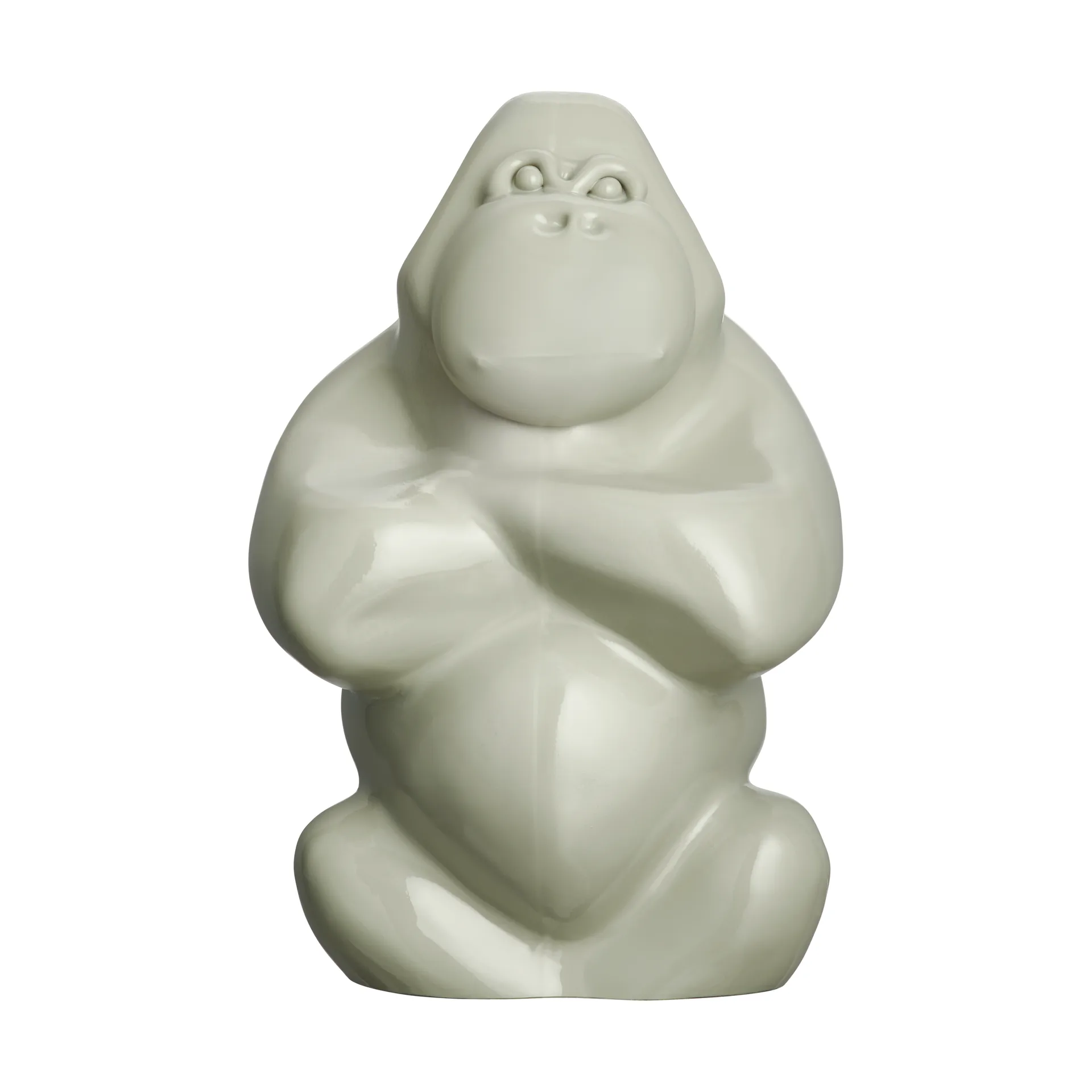 Gabba Gabba Hey sculpture 305 mm, Light beige Kosta Boda