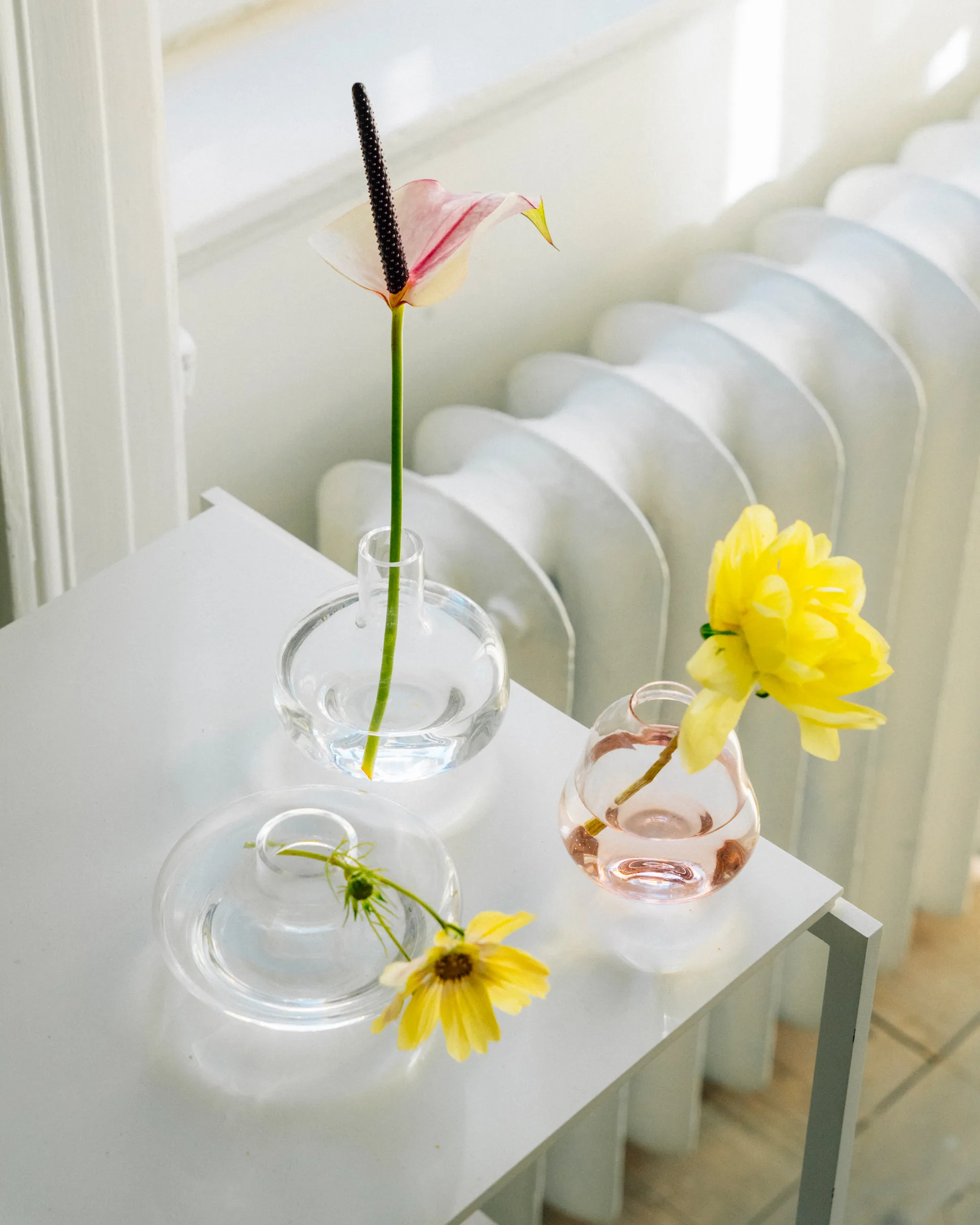 Kappa 花瓶  84 mm, 浅粉 Kosta Boda