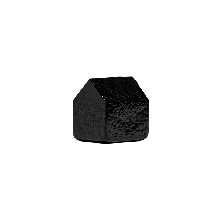 Kosta 科斯塔房子摆件 - 黑色_7.5cm - Kosta Boda