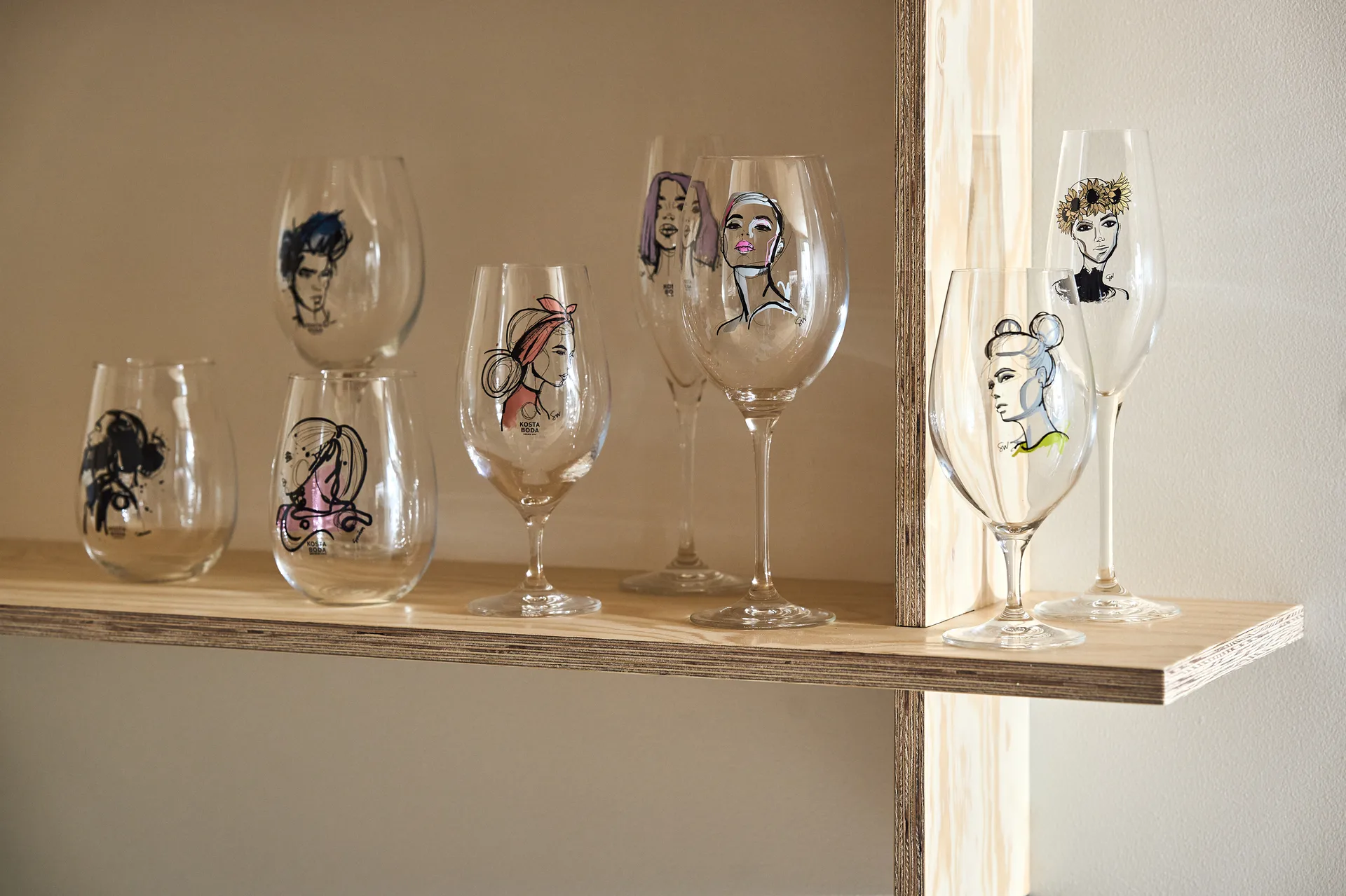 Kosta Boda 「All about you」系列红酒杯, Hold you Kosta Boda