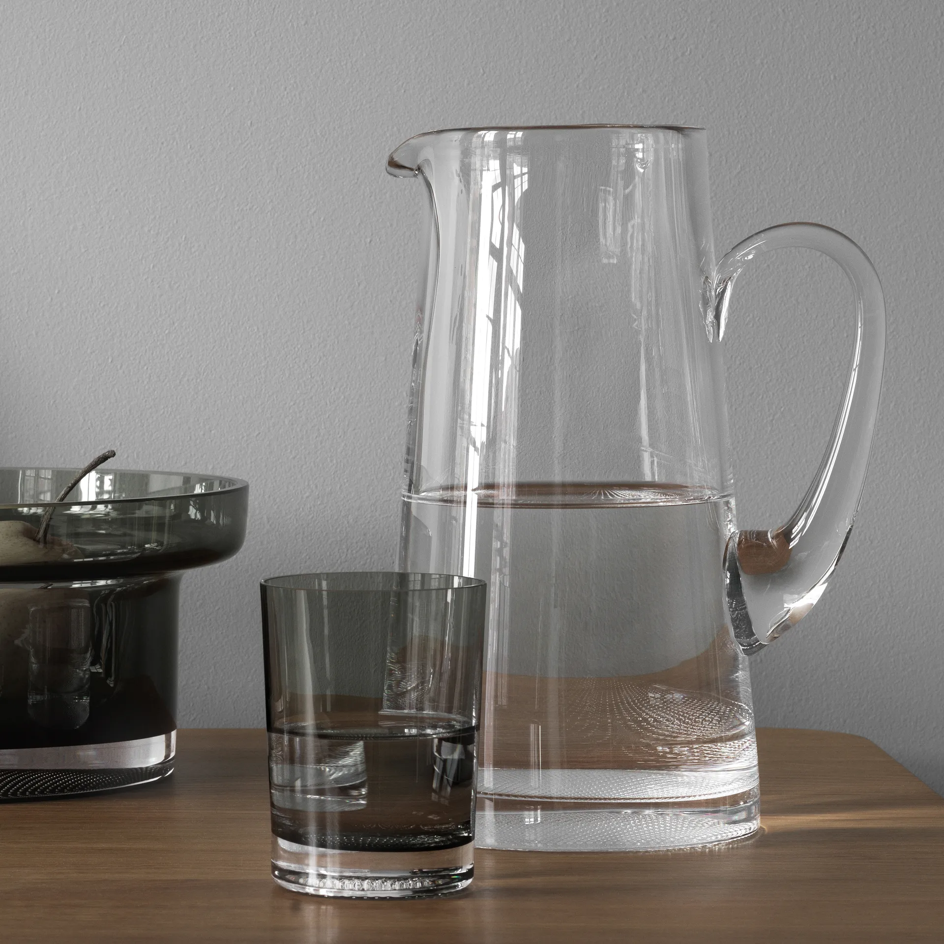 Limelight 玻璃 22 cl 两件套装, 灰色 Kosta Boda