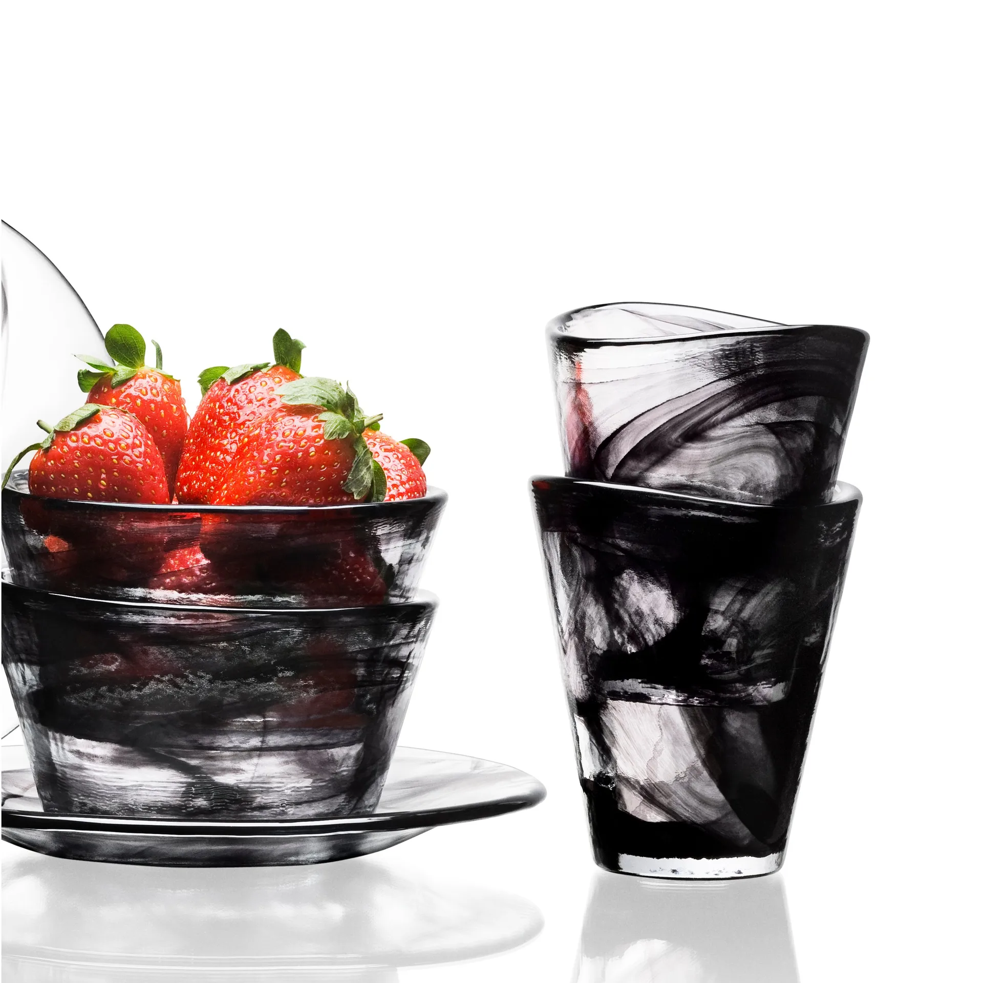 Mine glass, 黑色 Kosta Boda